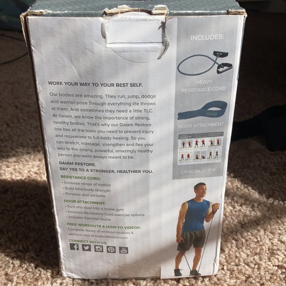 GAIAM RESTORE Resistance Cord - Picture 3 of 3